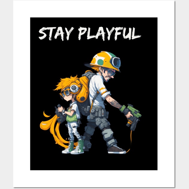 Stay Playful Wall Art by Double You Store